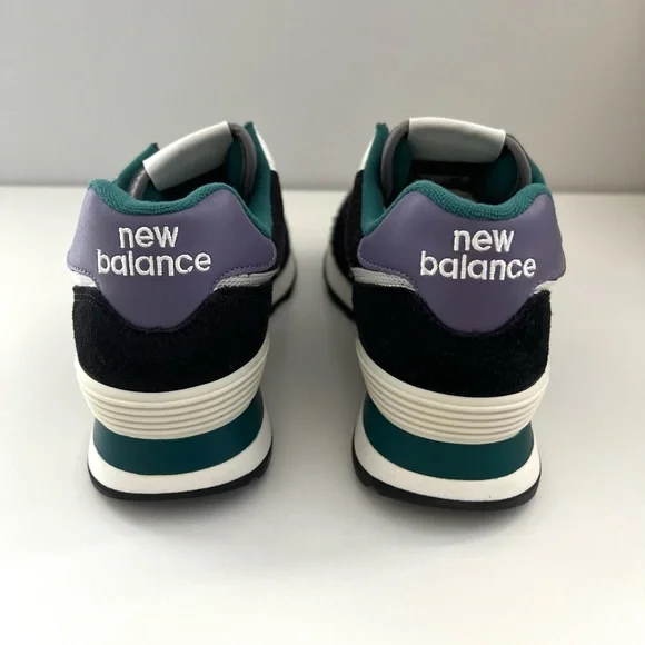 🌟New Balance Classics Unisex 574-Black Blue-Women’s 8.5 - Picture 10 of 11